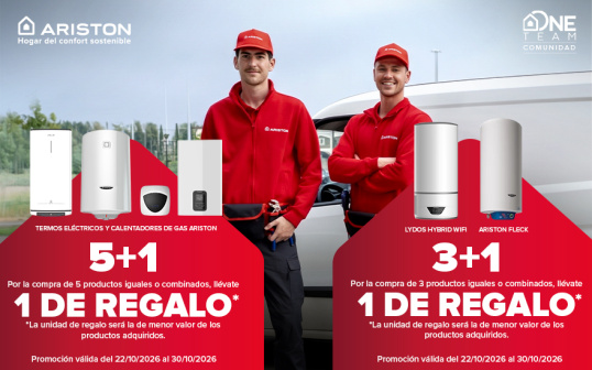 PROMOCIÓN 5+1 Y 3+1 EN ACS ARISTON 