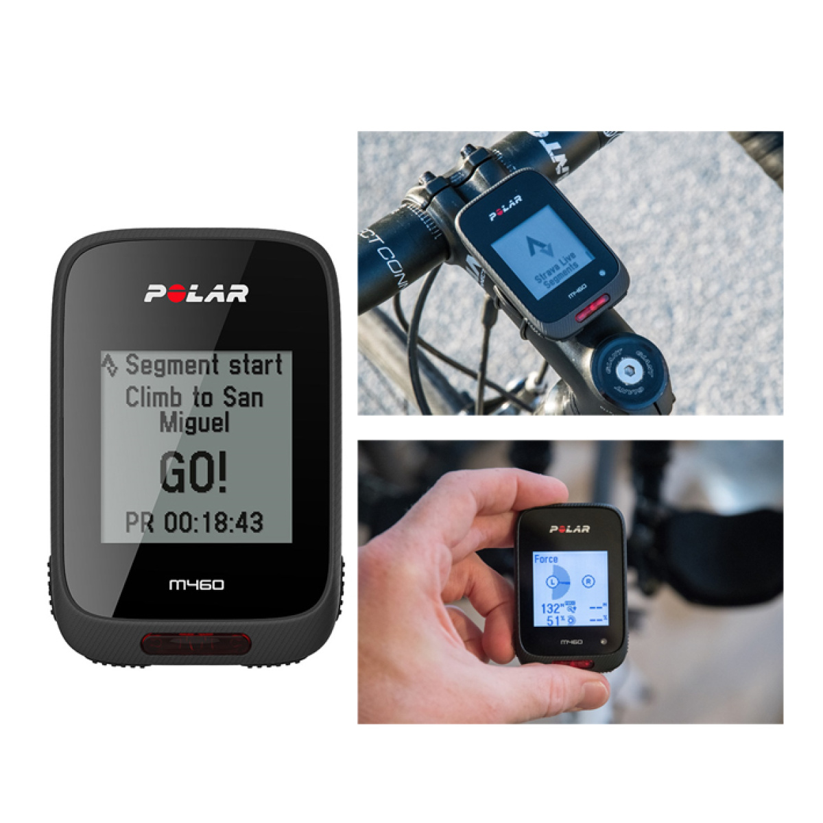  gps bicicleta m460 hr (incluye h10) polar ocio y deporte polar