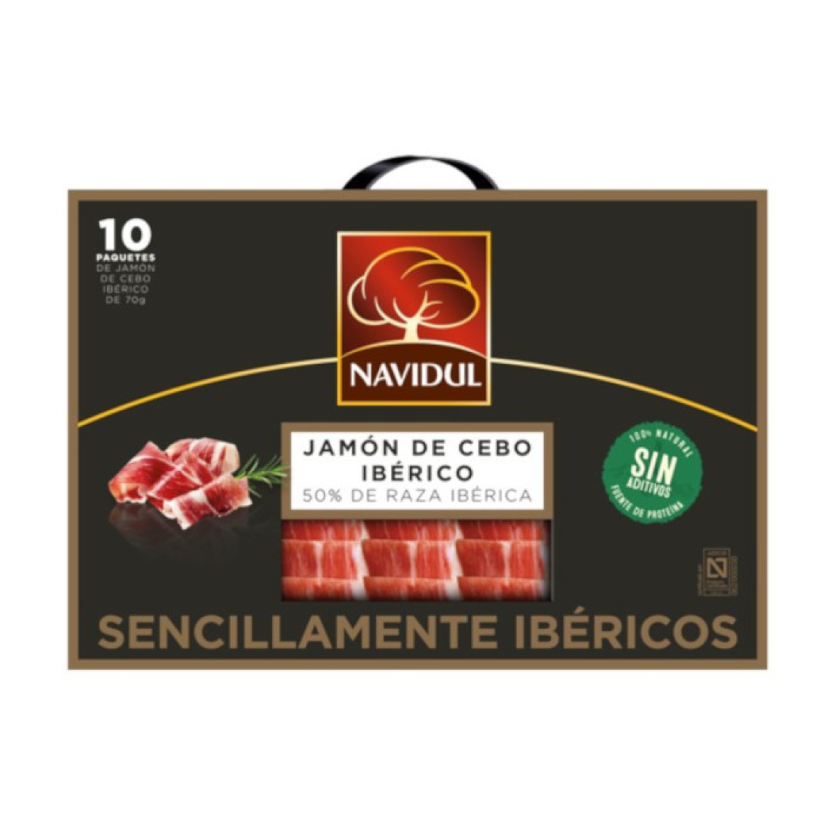  maletín jamón ibérico de cebo navidul alimentación navidul