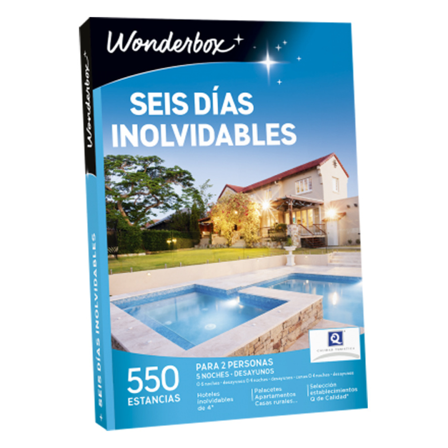  wonderbox seis días inolvidables ocio y deporte wonderbox